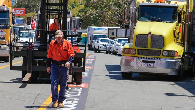 Bumping out after the Gold Coast 500 Picture: Glenn Campbell