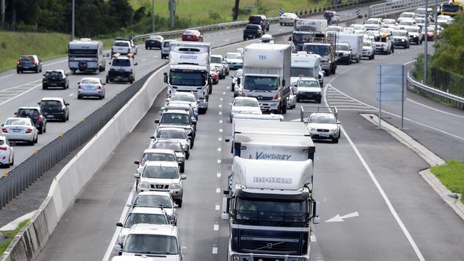 Traffic congestion on the M1 is a normal sight nowadays. Picture: Adam Head