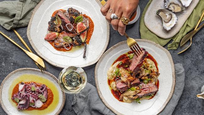 Dishes at Estancia Osteria. Picture: Megan Evans