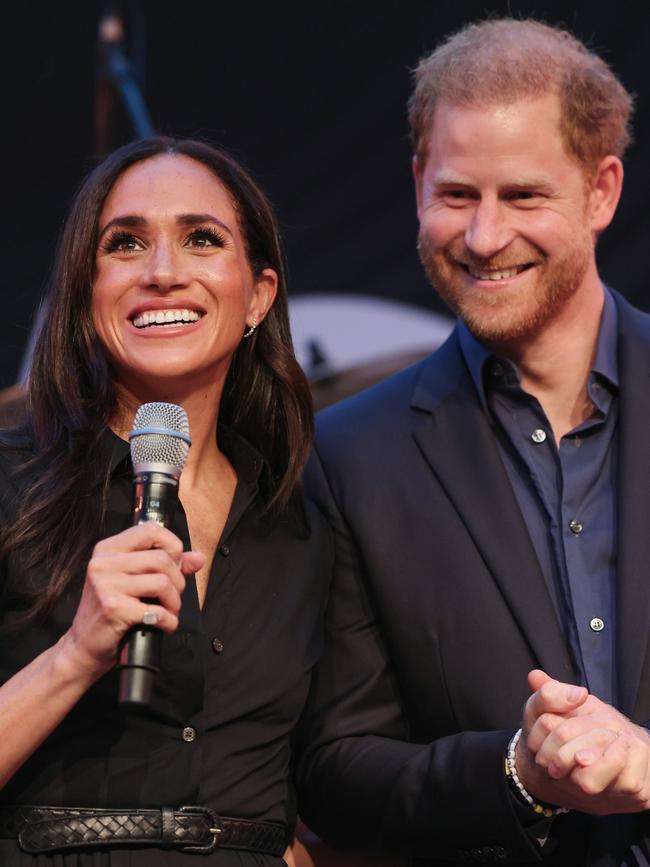 Meghan and Harry in Dusseldorf for the Invictus Games last month. Picture: Chris Jackson/Getty Images