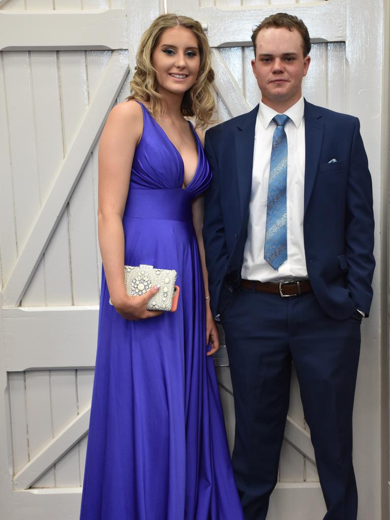 Ainsley Edwards and Jackson Cook at the Assumption College formal.