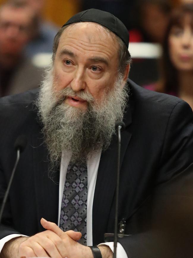 Rabbi Nochum Schapiro. Picture: Tim Hunter