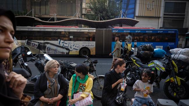 Women’s clothing in Iran is now subject to scrutiny by police street patrols. Picture: Maryam Rahmanian/WSJ