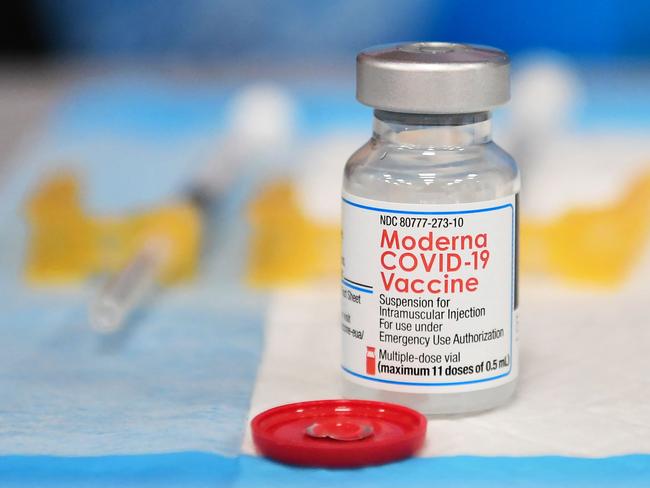 A booster of the Moderna Covid-19 vaccine significantly fights the Omicron variant, according to the company. Picture: AFP