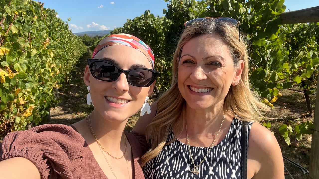 Nicolette Neofitou with her Mum. Picture: Supplied