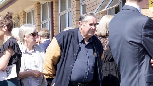 Tony Koch, At the State Funeral Service for Mike Ahern AO, at Our Lady of the Rosary Catholic Church, Caloundra, on Friday 25th August 2023 - Photo Steve Pohlner