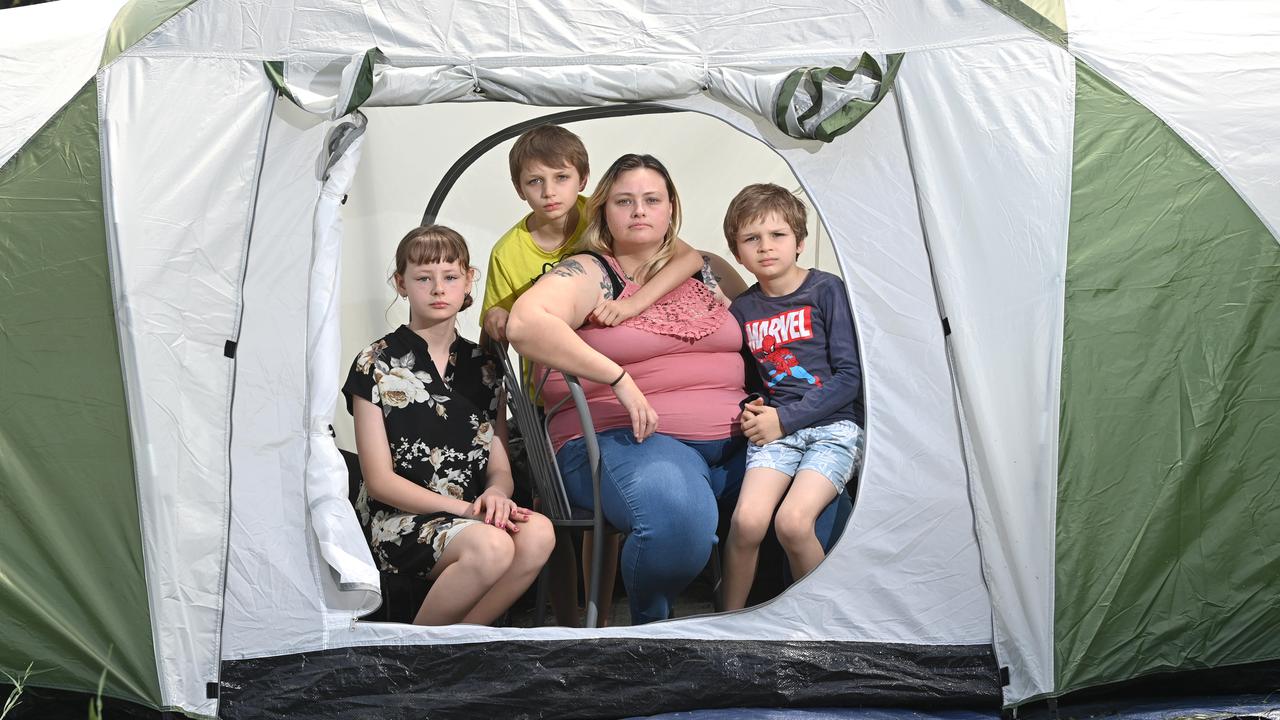 Adelaide’s raw rental reality: ‘I ended up in a tent with 4 kids’