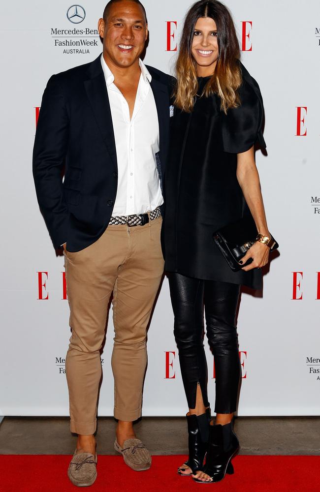 Geoff Huegill and his wife Sara