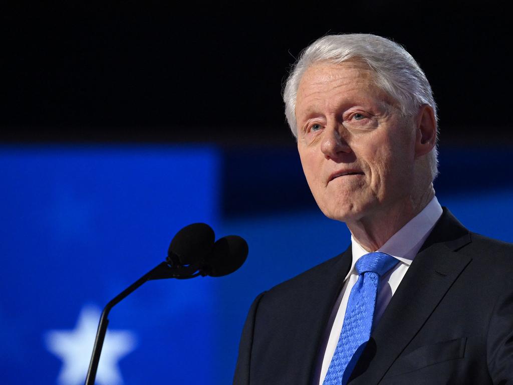 Former US president Bill Clinton has been hospitalised with a fever. Picture: AFP