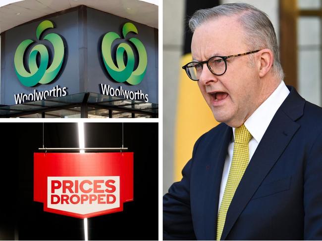 ‘Like fools’: Albo goes after Coles, Woolies