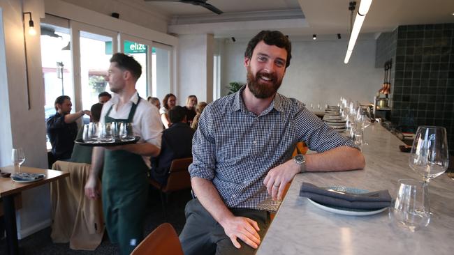 ‘Finding good staff … is really, really hard at the moment,’ says Rory Fitzpatrick, manager at Eliza Food and Wine in Darlinghurst, Sydney. Picture: Britta Campion