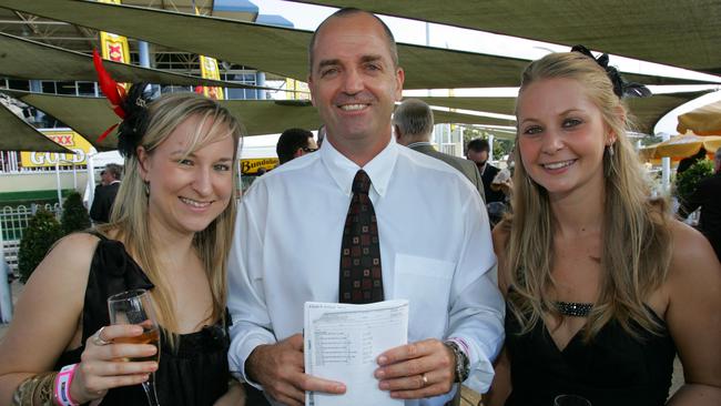 Courtney Rutherford, Scott Pierce and Roxanne DePoll in 2009. Picture: Brett Wortman