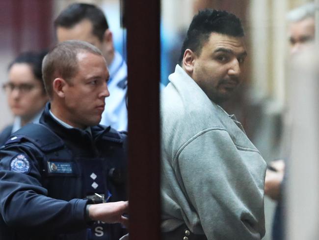 James Gargasoulas is taken from a prison van into the Supreme Court of Victoria. Picture: AAP