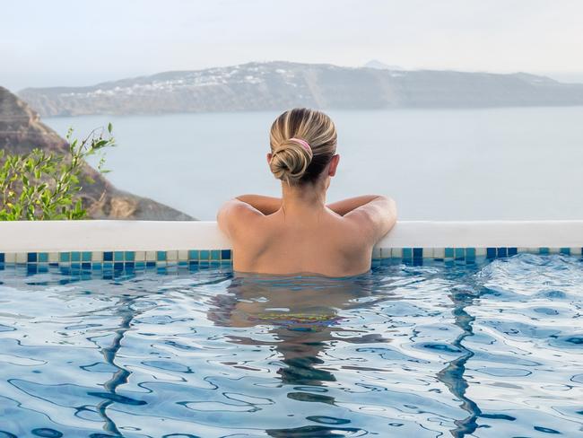 Island views from resort pool.