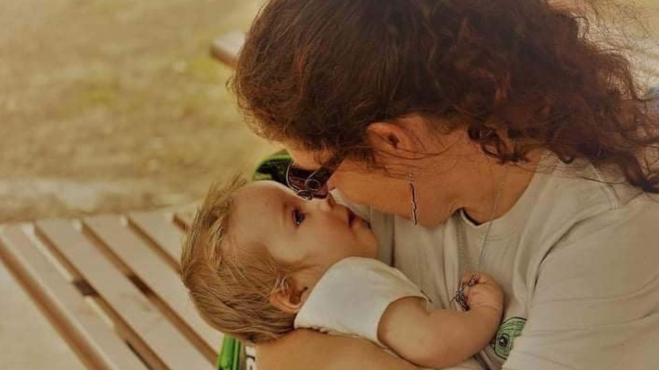 Shelley Sandeman with her son Sean.