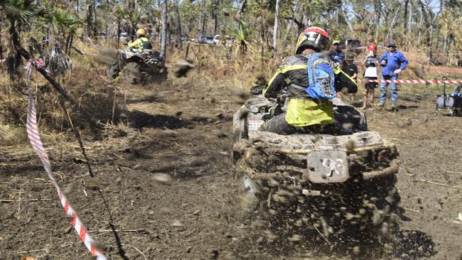 Richard Mitchell tearing up the mud. Picture: Darcy Jennings.