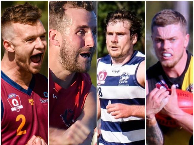 Jamison Shea, Matt Green, Max Lower and Tom Simpson led the stats this week. Picture: Supplied.