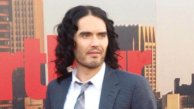 Russell Brand’s YouTube channel has been suspended from making money. Picture: AFP