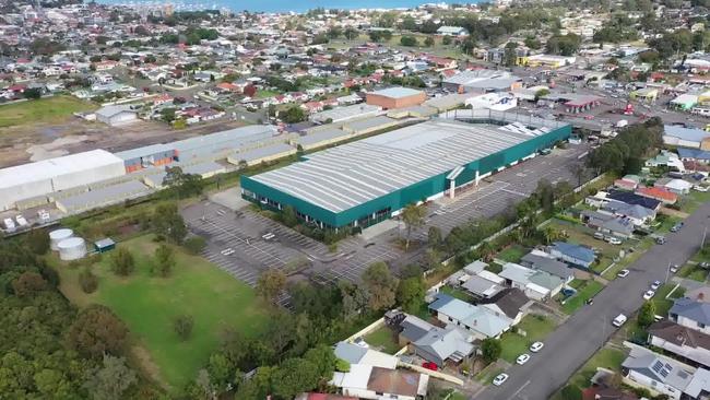 A former Bunnings Warehouse in Lake Macquarie will become our state's second mass vaccination hub from mid July. Picture: Supplied