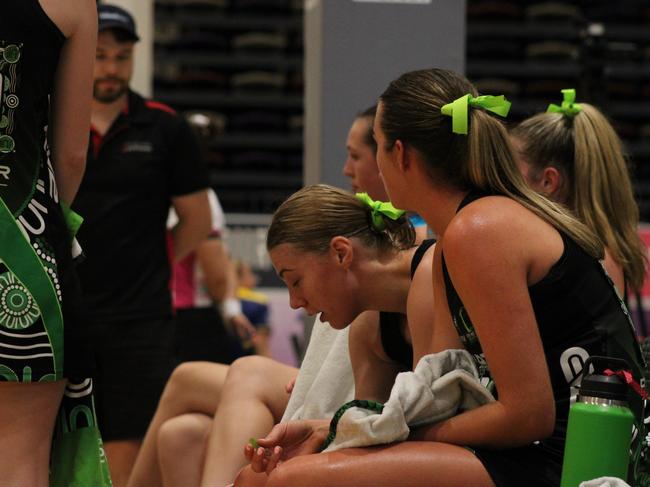 HART Sapphire Series round 1 2024 (Ruby) Darling Downs Panthers v Bond University Bull Sharks Netball