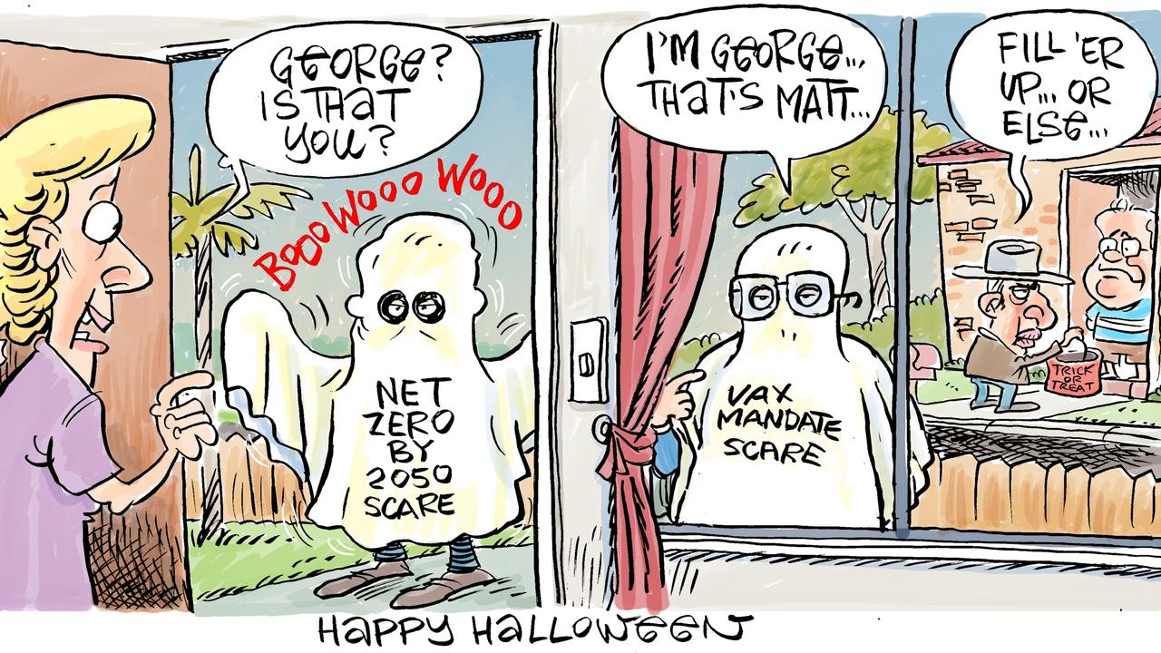 Cartoonist Harry Bruce’s take on Halloween.