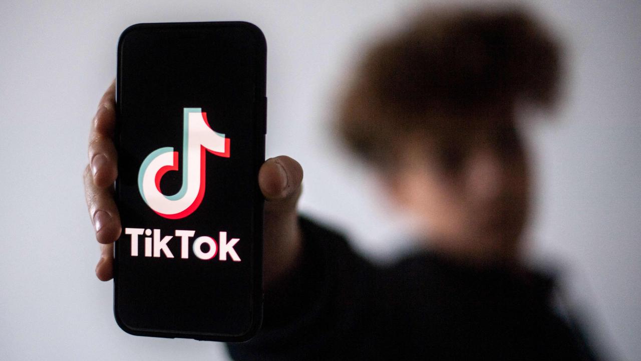 Social network platform TikTok is winning over younger users. Picture: AFP