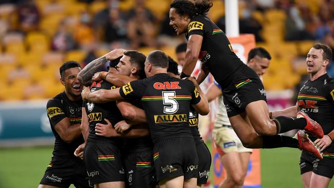 Penrith warming up nicely for the finals. Picture: NRL Images