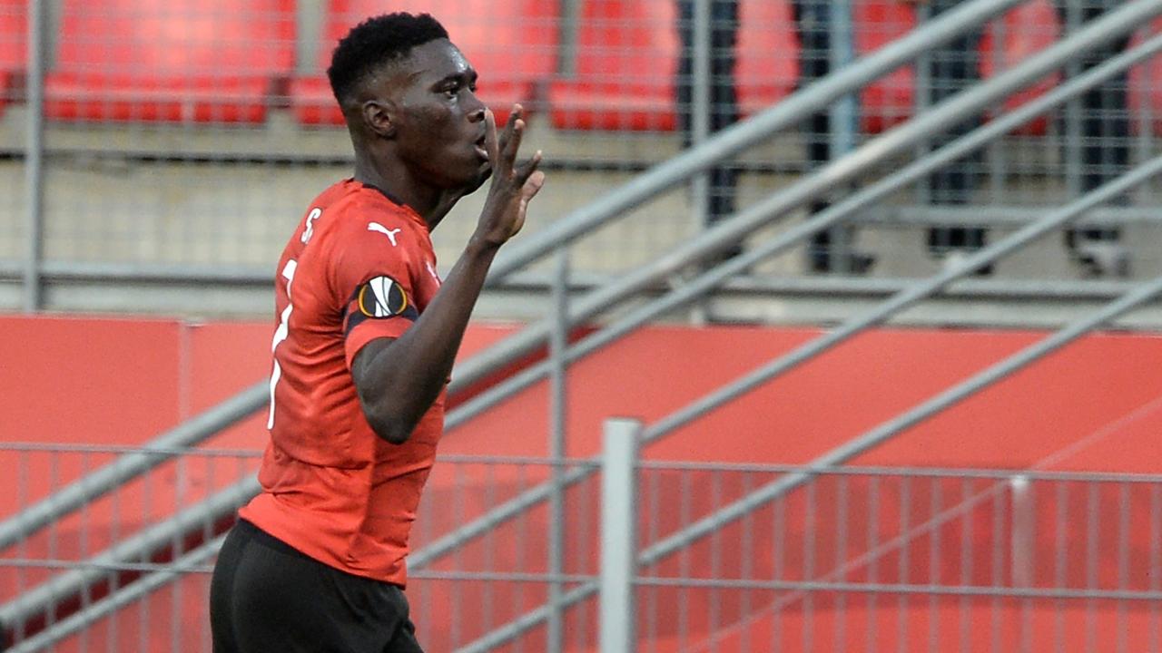 Goal of the season already? Rennes' Senegalese forward Ismaila Sarr has scored an incredible volley in the Europa League.