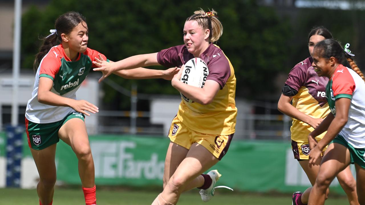 Under 17 City v Country Girls rugby league. Saturday 13, 2024. Picture, John Gass