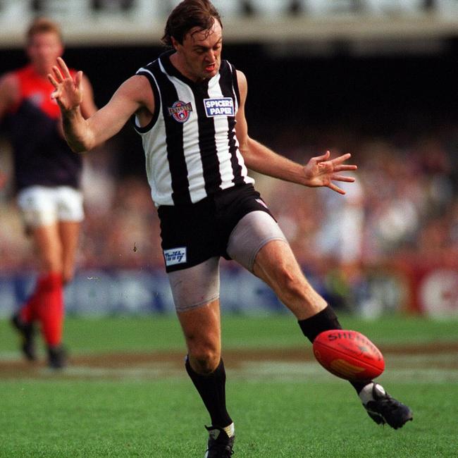 Mick McGuane during his career for the Magpies.