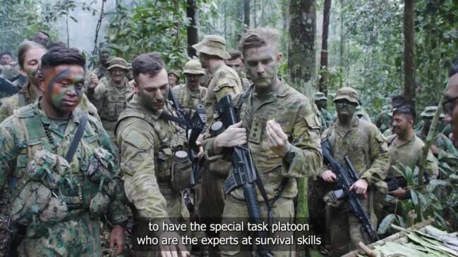 Townsville soldiers learn jungle survival skills in Brunei