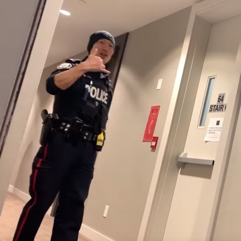 A screengrab of ImJayStation's latest video where he claims the ‘police’ couldn't arrest him on a warrant because he was in his house, which an arrest warrant entitles Toronto police to enter.