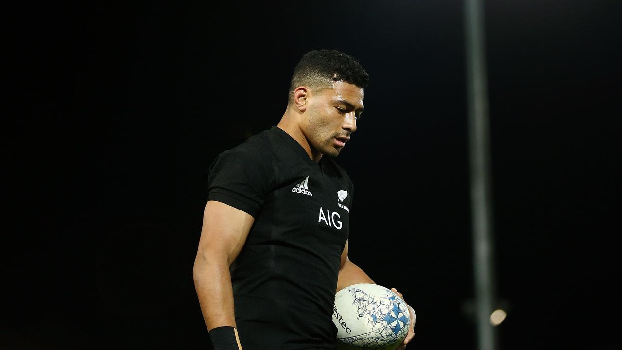 Richie Mo'unga is alleged to have inappropriately touched a woman and spat beer in the direction of her and her friends in a bar in Cape Town.