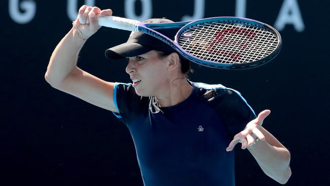 Ajla Tomljanovic is a good chance to return from a knee injury in time for the first round of the French Open. Picture: Kelly Defina / Getty Images