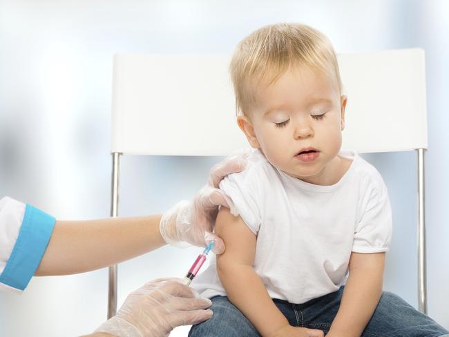 Generic photo of a small child being vaccinated with a needle.   Vaccination / vaccine / baby   Picture: iStock