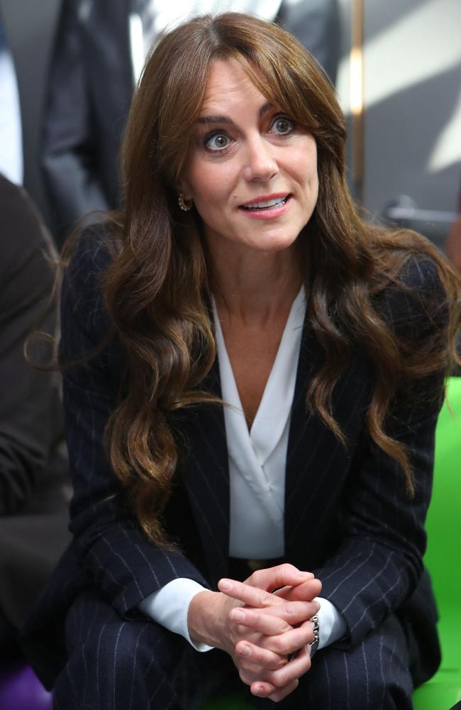 Princess Catherine chats with members from the Windrush Cymru Elders to learn about the contribution the Windrush generation made to the Welsh community. Picture: AFP