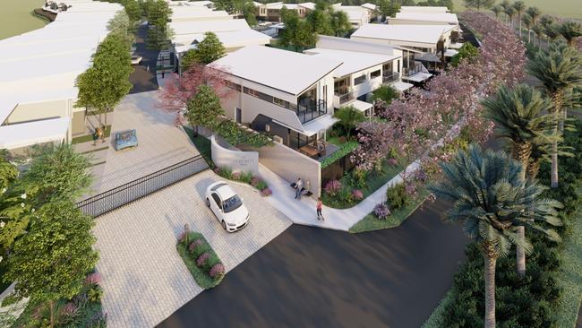 Artist impression of the Serenity Reserve development at Helensvale.