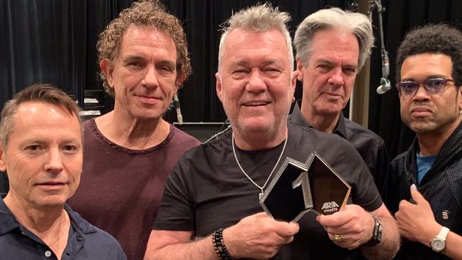 Cold Chisel get an ARIA No.1 award for Blood Moon. Picture Supplied.