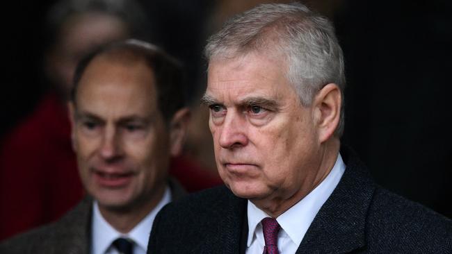 Prince Andrew is also said to have been “evicted” from his palatial home in Windsor. Picture: Daniel Leal / AFP