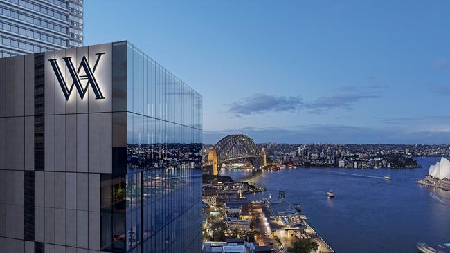 The hotel is part of a larger development that will also include super luxury apartments, which Lendlease says it will start marketing by the end of this year. Picture: Supplied