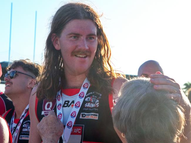 Centre half-forward was the Best on Ground in the Saints’ 2022 grand final win and his continuing his strong form. Picture: Marty Strecker