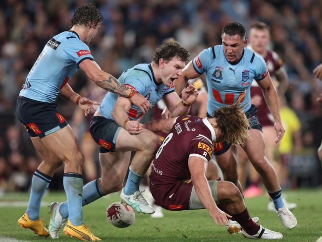 Brereton has labelled State of Origin rugby league the “most brutal sport in the world.” Picture: Getty Images