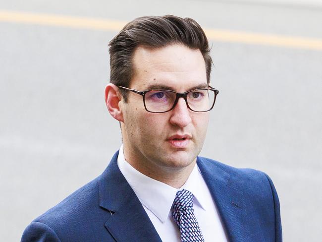 MELBOURNE, AUSTRALIA - Newswire Photos July 20, 2023: Josh Burns arrives at the state funeral of Simon Crean at St Pauls Cathedral in Melbourne. Picture NCA NewsWire / Aaron Francis