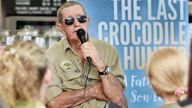 Bob Irwin promoting his book, co-written by Amanda French, who has replied to Bindi Irwin’s Facebook post.