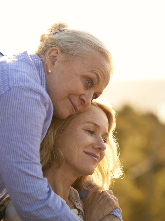 Jacki Weaver and Naomi Watts in Penguin Bloom. Picture: Village Roadshow