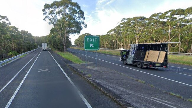 A 16-year-old sped along the Princes Highway/M1 Motorway in an allegedly stolen car around 3am April 18. Picture: Google