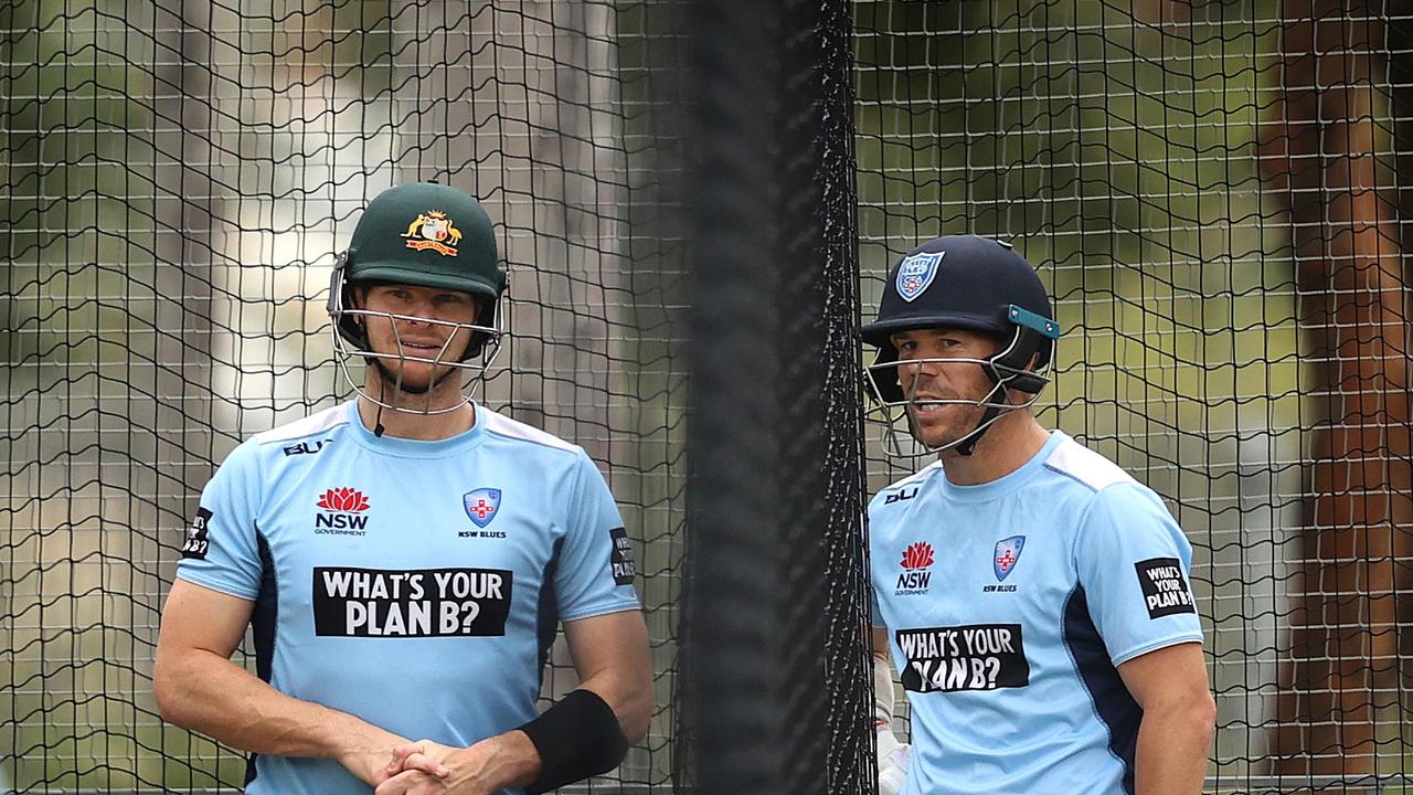 Smith and Warner could both be back in the Big Bash. Picture. Phil Hillyard