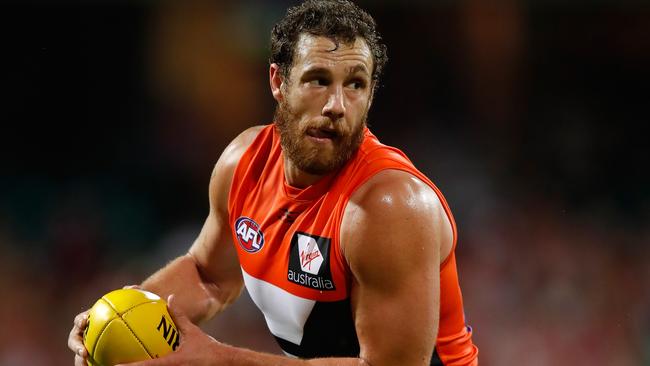 The Giants can sign retired ruckman Shane Mumford as a rookie. Picture: Getty Images