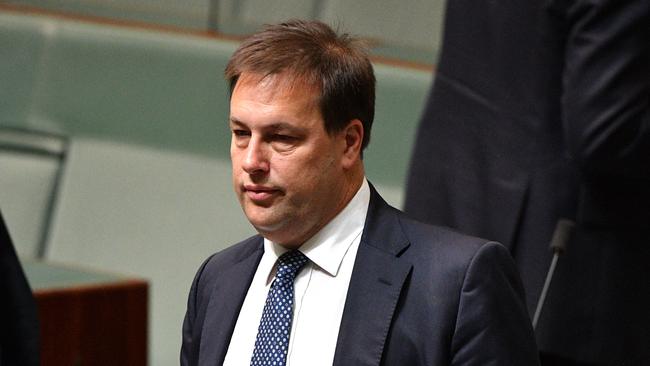 Liberal Member for Mackellar Jason Falinski in the House of Representatives. Picture: AAP