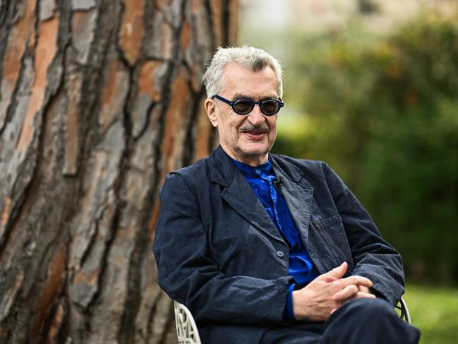 German director Wim Wenders in Cannes. Picture: Julie Sebadelha/AFP